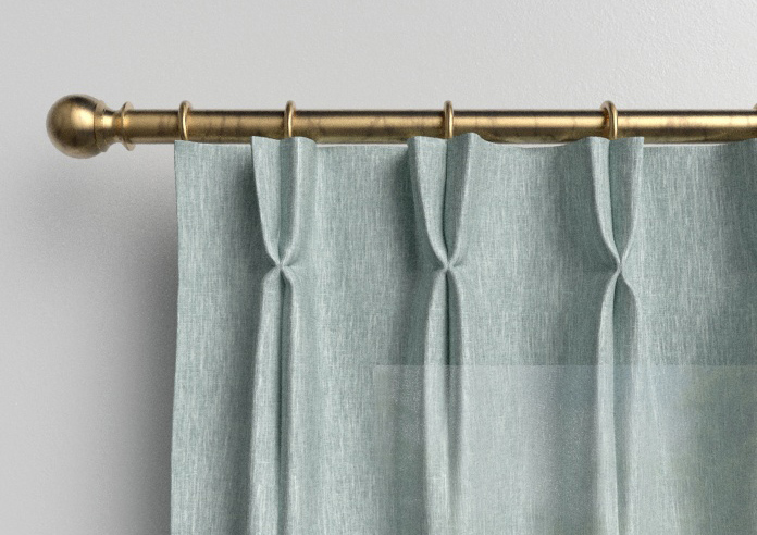 Livorno Voile, Pale Duck Egg - Made to Measure Curtains - Image 10